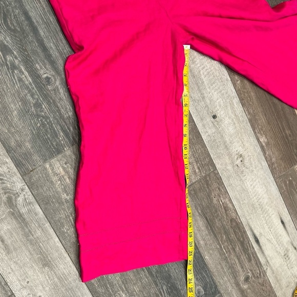 NWT $198 Magaschoni Linen Open Needlework Pintuck Wide Leg Lined Jumpsuit sz S - Picture 11 of 14